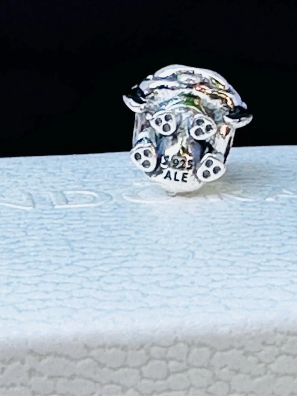 7 Pandora Silver Multicolor Enamel Pet Character Charm Set new with out tags